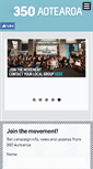 Mobile Screenshot of 350.org.nz