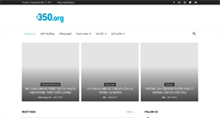 Desktop Screenshot of 350.org.vn