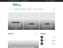 Tablet Screenshot of 350.org.vn