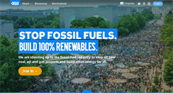Desktop Screenshot of 350.org
